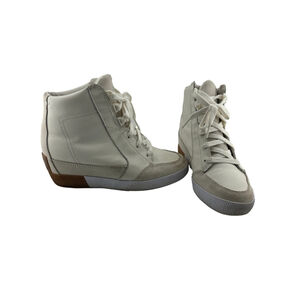 Women's Sorel Out N About wedge Sneakers White Size 7